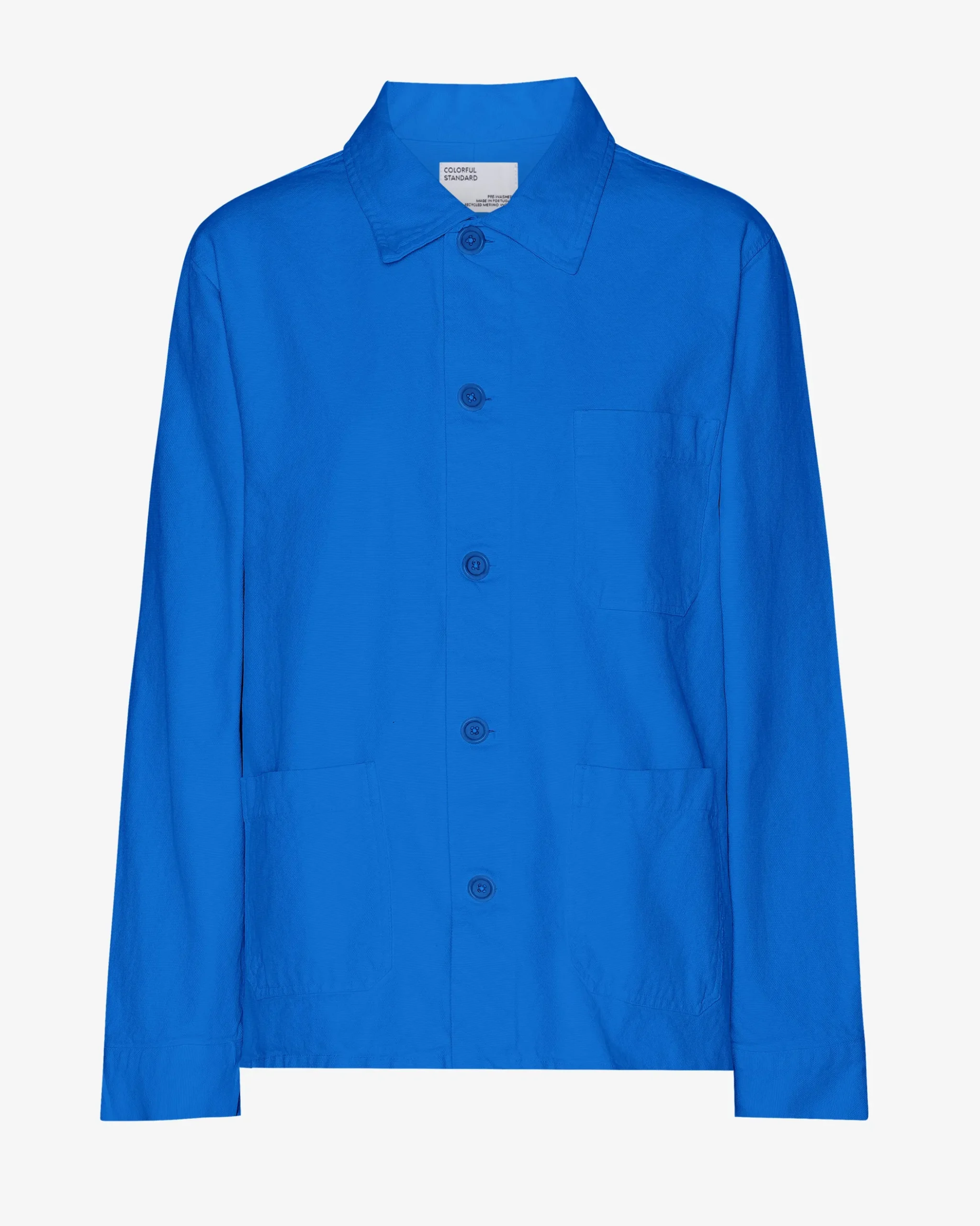 Organic Workwear Jacket - Pacific Blue