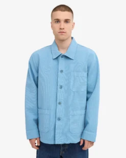 Organic Workwear Jacket - Seaside Blue