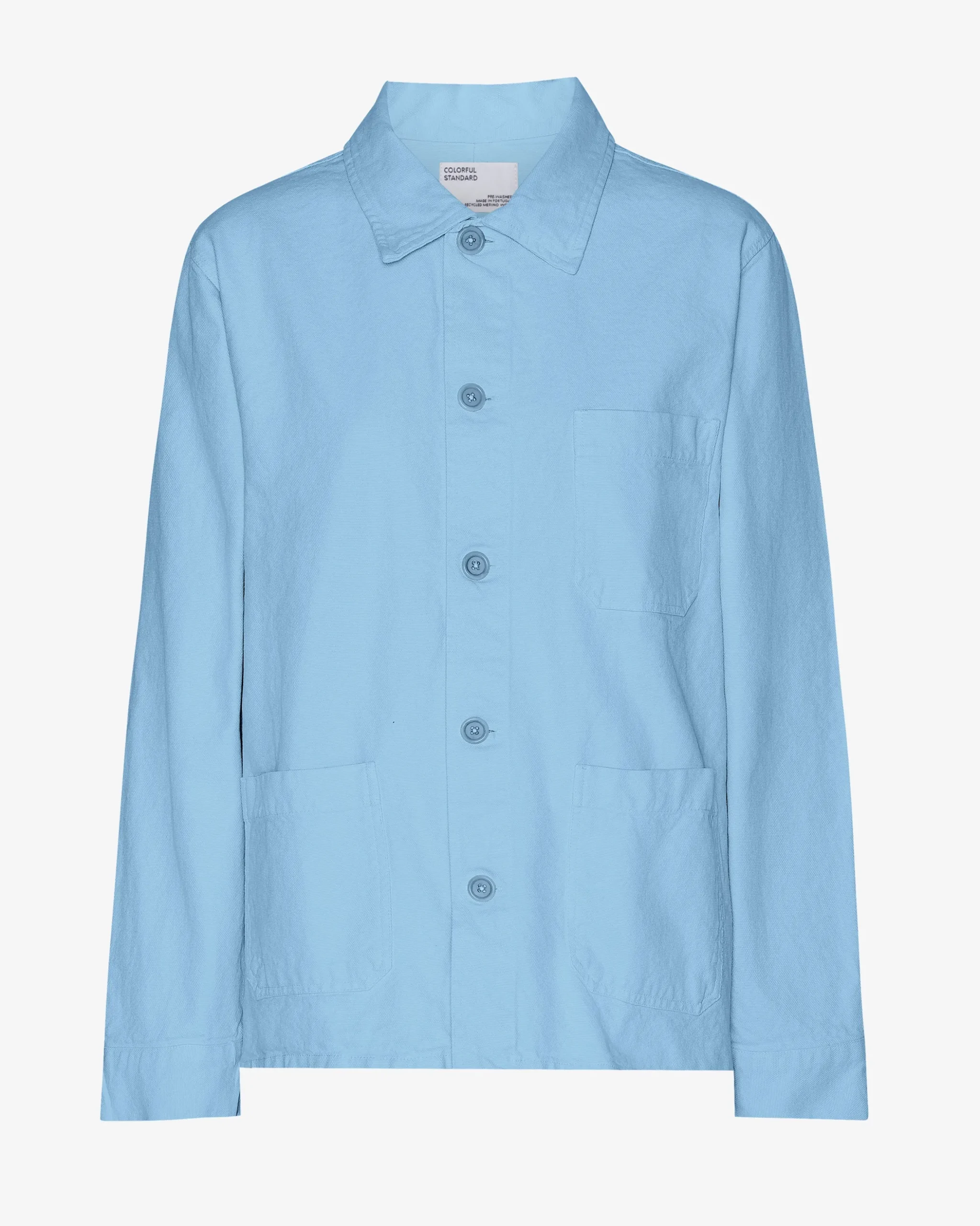 Organic Workwear Jacket - Seaside Blue