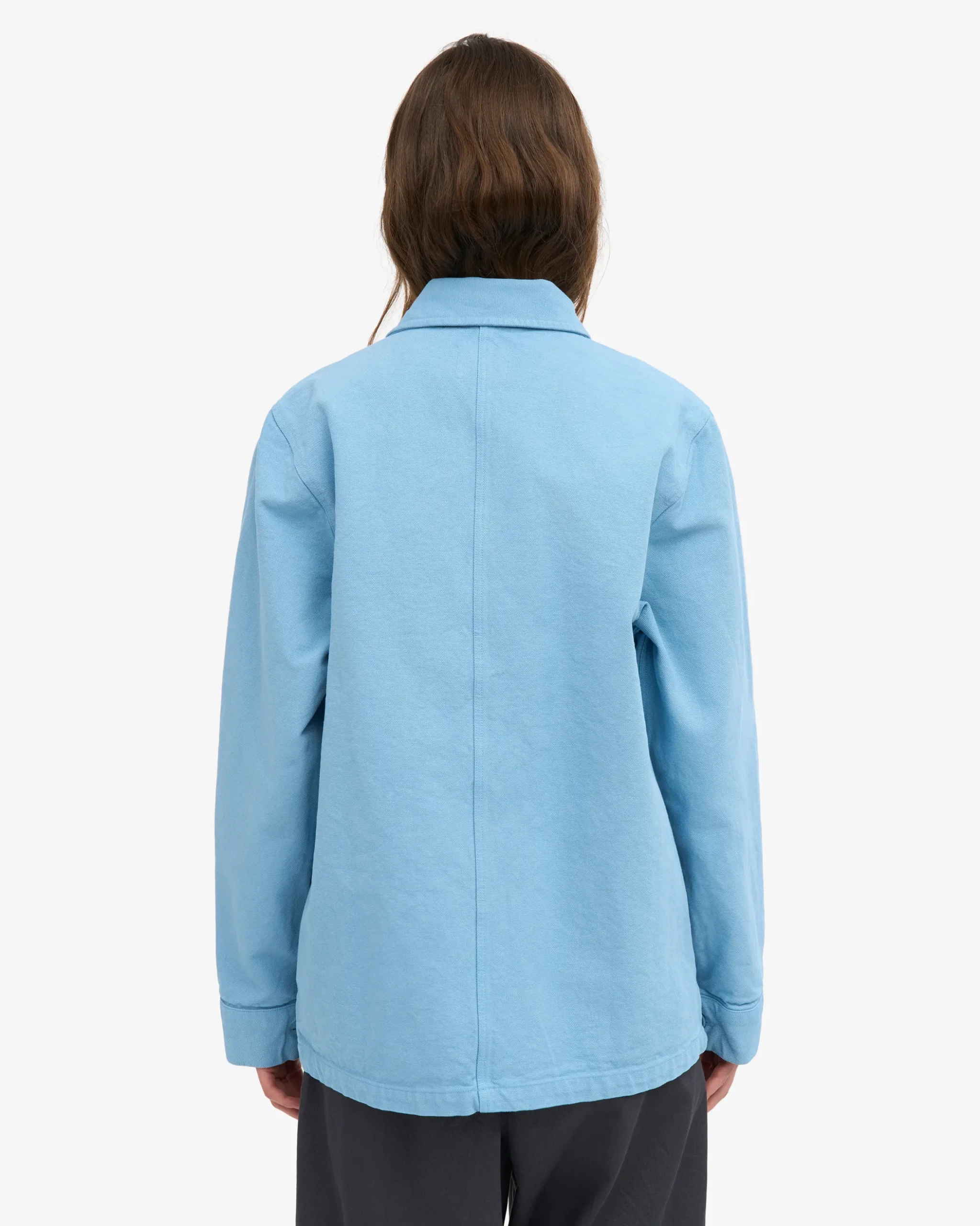 Organic Workwear Jacket - Seaside Blue