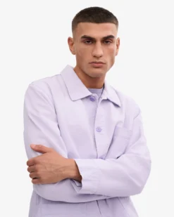 Organic Workwear Jacket - Soft Lavender