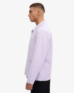 Organic Workwear Jacket - Soft Lavender