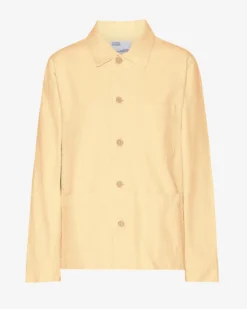 Organic Workwear Jacket - Soft Yellow