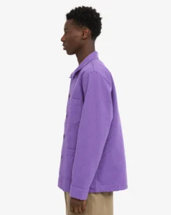 Organic Workwear Jacket - Ultra Violet