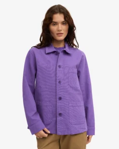 Organic Workwear Jacket - Ultra Violet