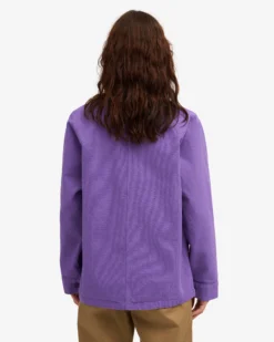 Organic Workwear Jacket - Ultra Violet