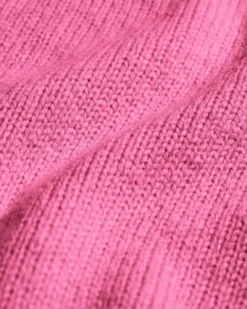 Oversized Merino Wool Crew - Bubblegum Pink