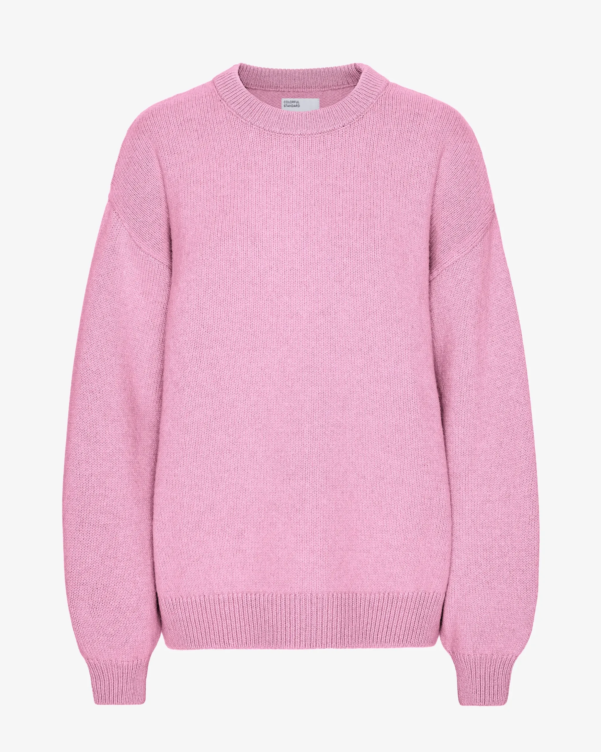 Oversized Merino Wool Crew - Cherry Blossom