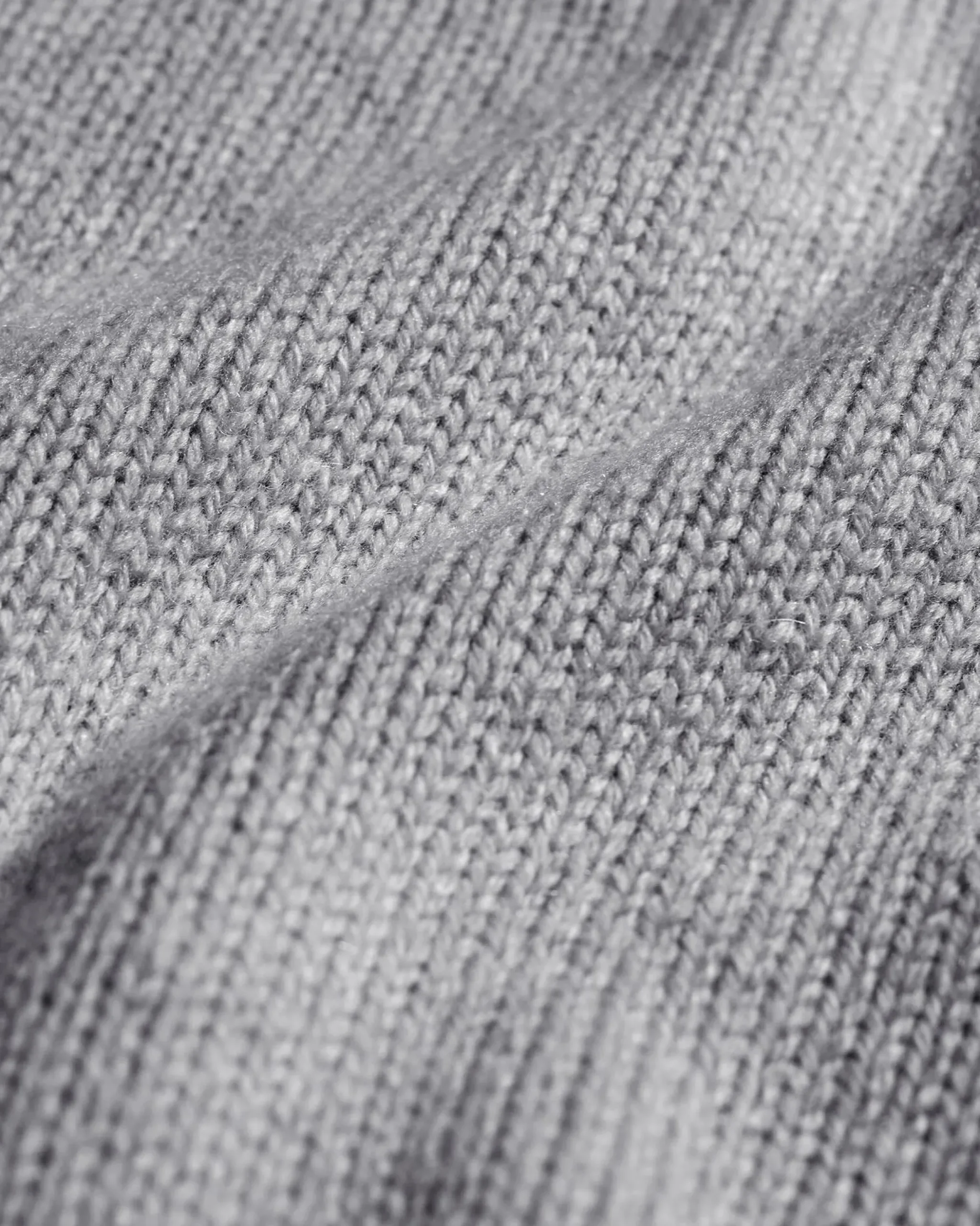 Oversized Merino Wool Crew - Heather Grey