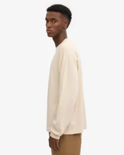 Oversized Organic LS T-Shirt - Ivory White