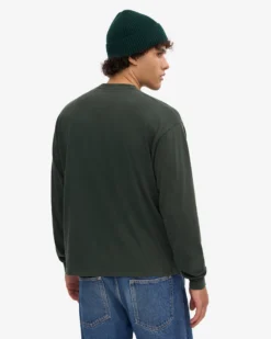 Oversized Organic LS T-Shirt - Midnight Forest