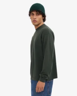Oversized Organic LS T-Shirt - Midnight Forest