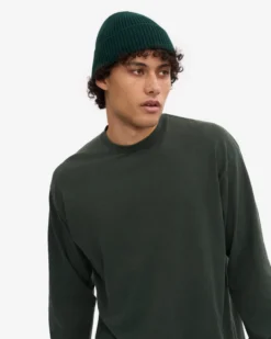 Oversized Organic LS T-Shirt - Midnight Forest