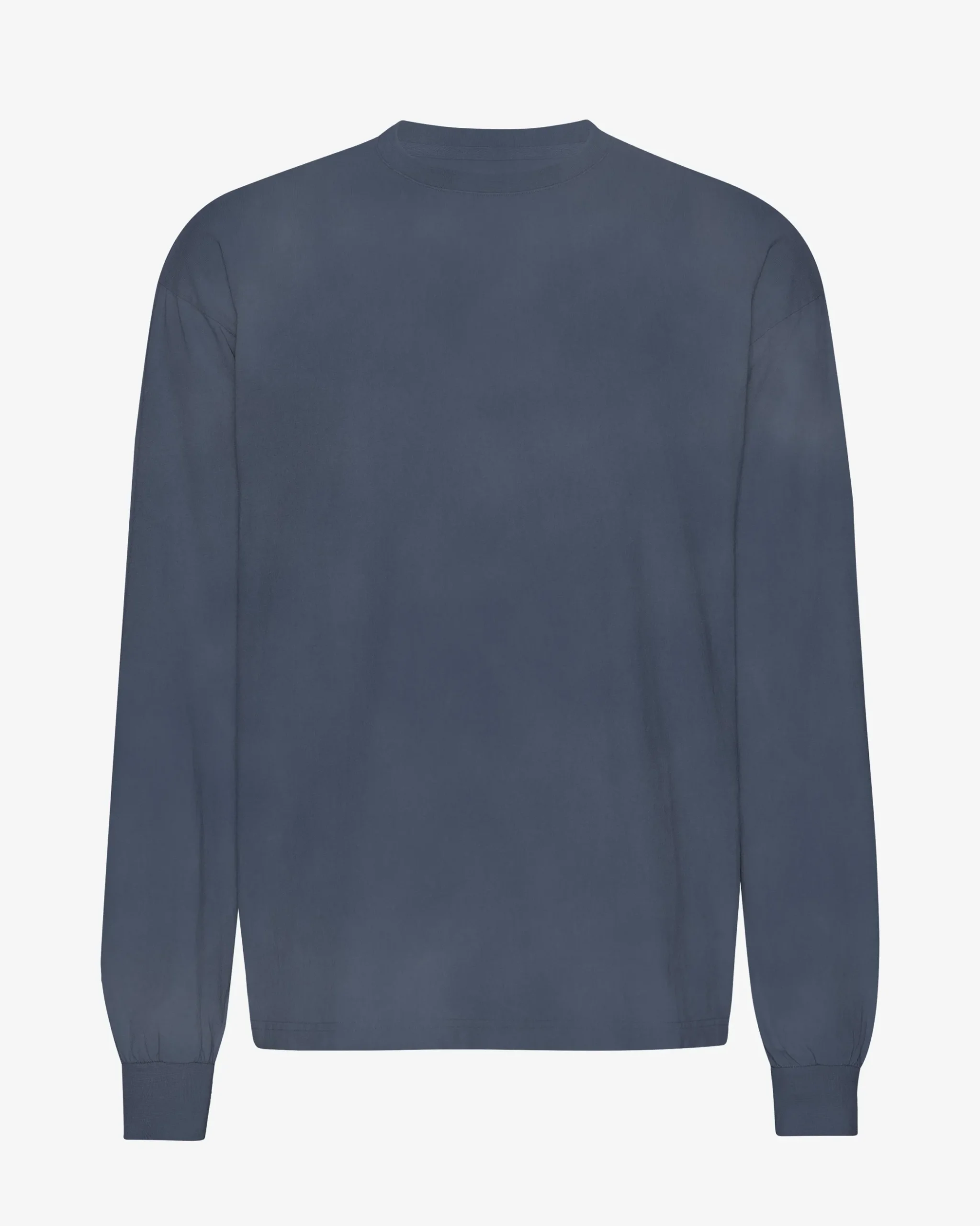 Oversized Organic LS T-Shirt - Neptune Blue