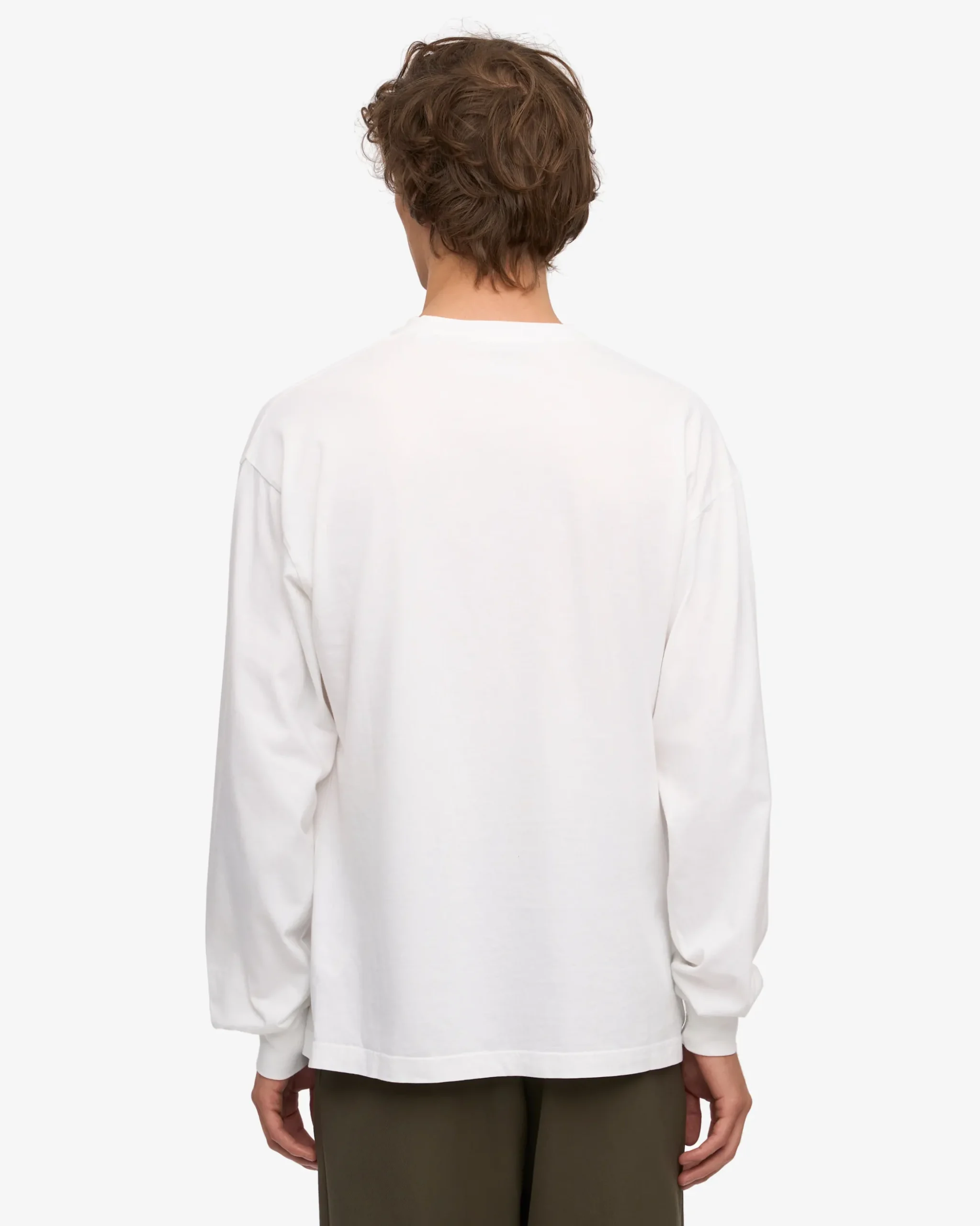 Oversized Organic LS T-Shirt - Optical White