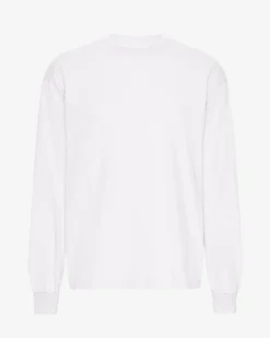 Oversized Organic LS T-Shirt - Optical White