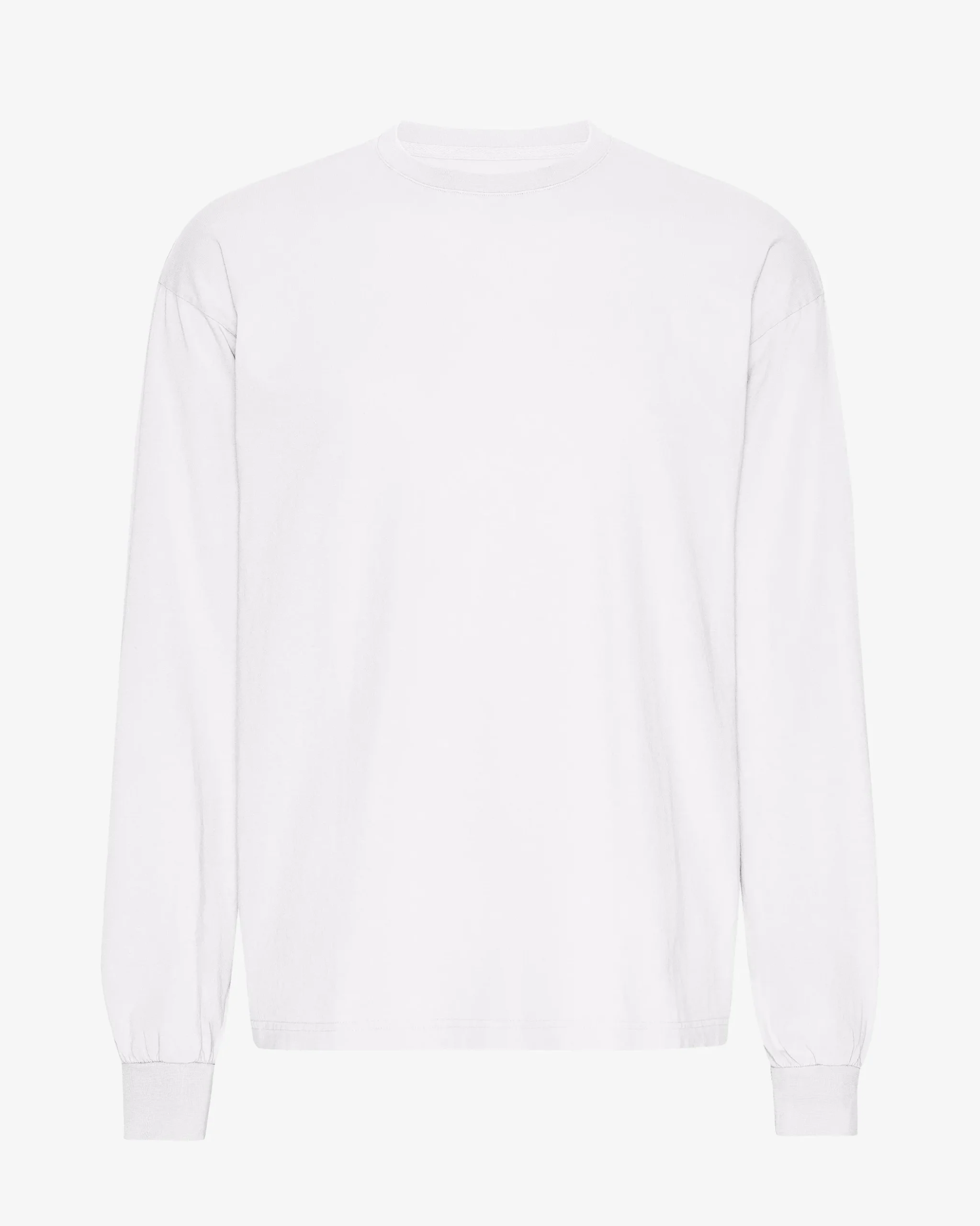 Oversized Organic LS T-Shirt - Optical White