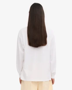 Oversized Organic LS T-Shirt - Optical White