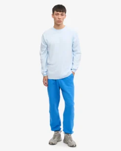 Oversized Organic LS T-Shirt - Polar Blue