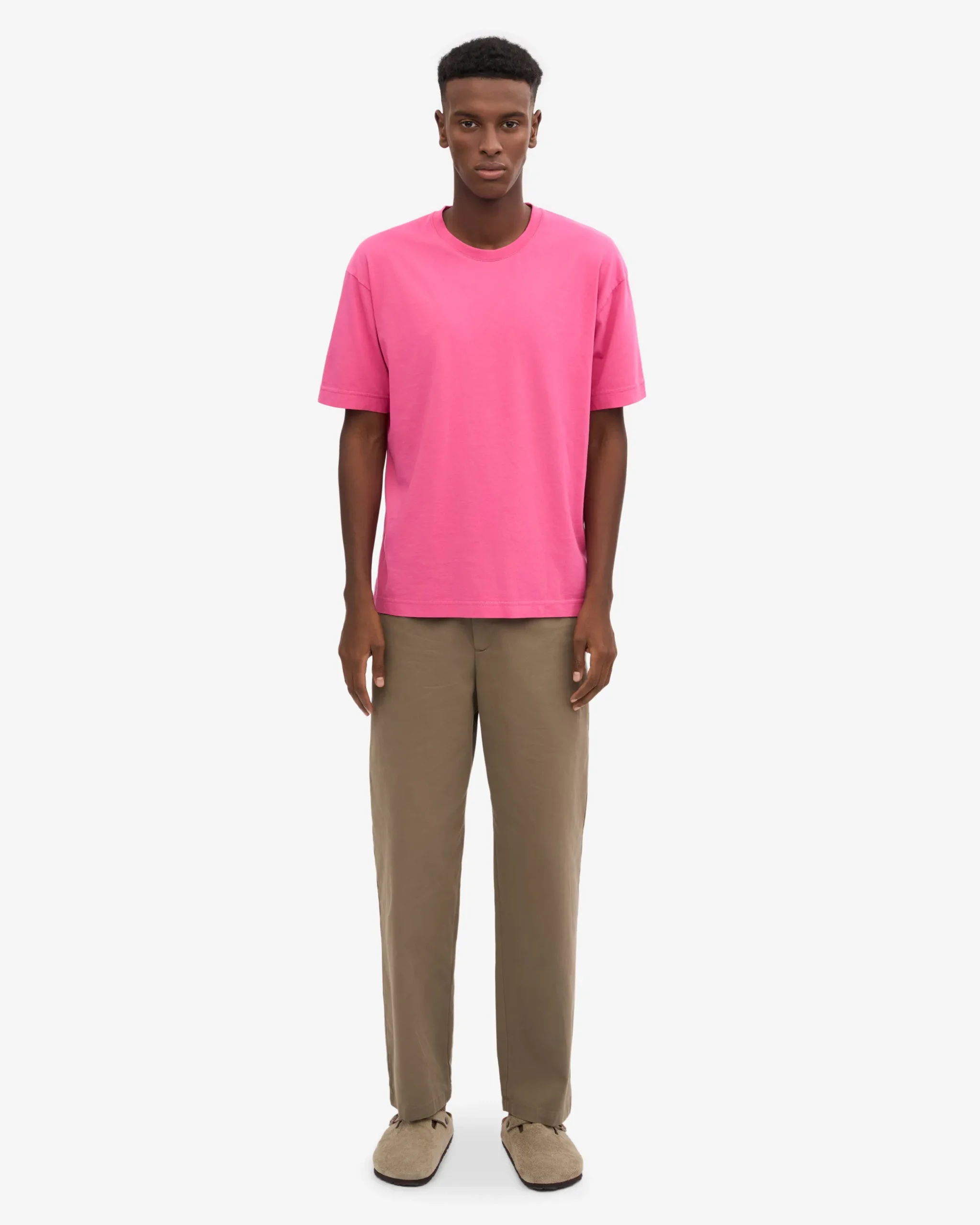 Oversized Organic T-Shirt - Bubblegum Pink