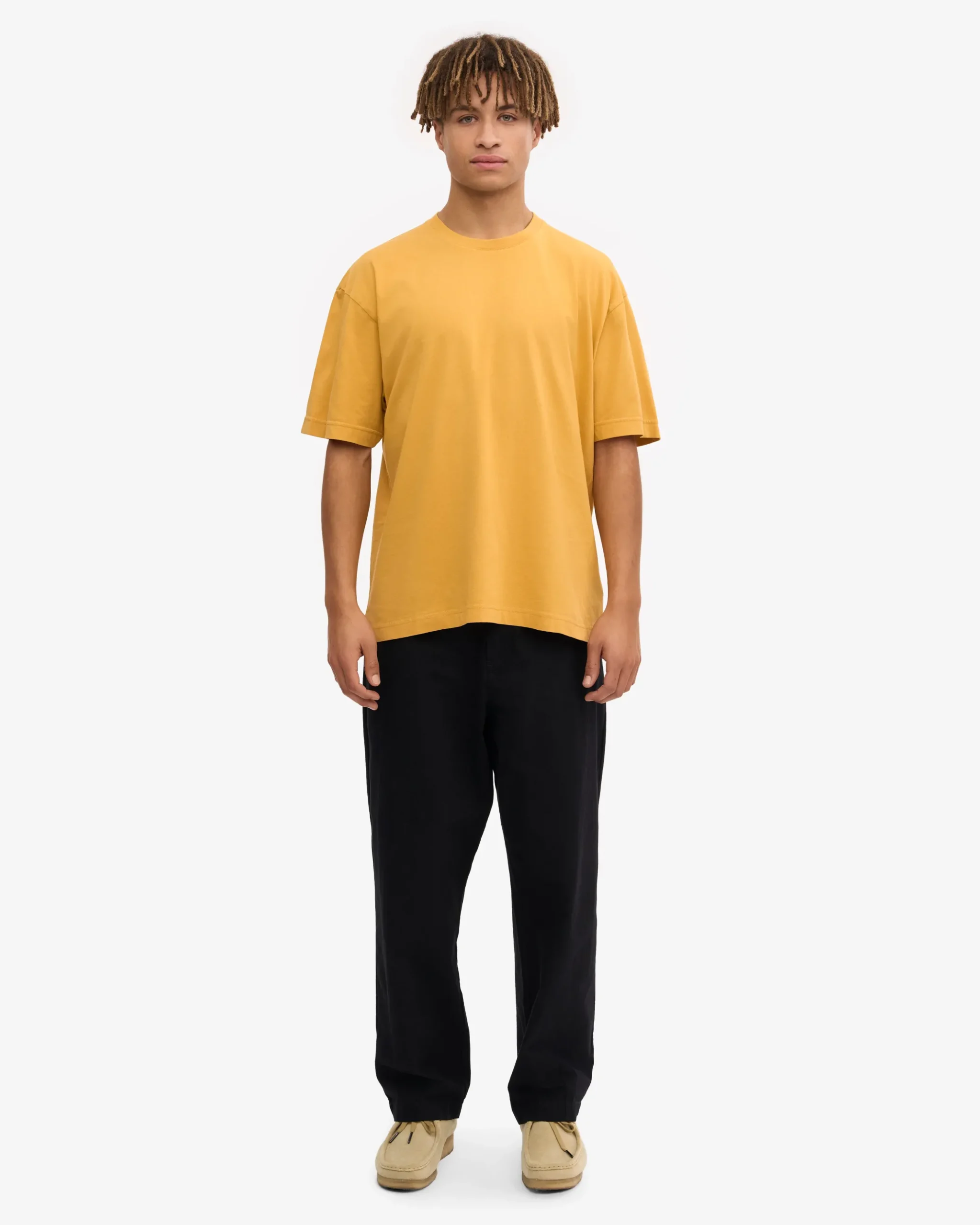 Oversized Organic T-Shirt - Burned Yellow