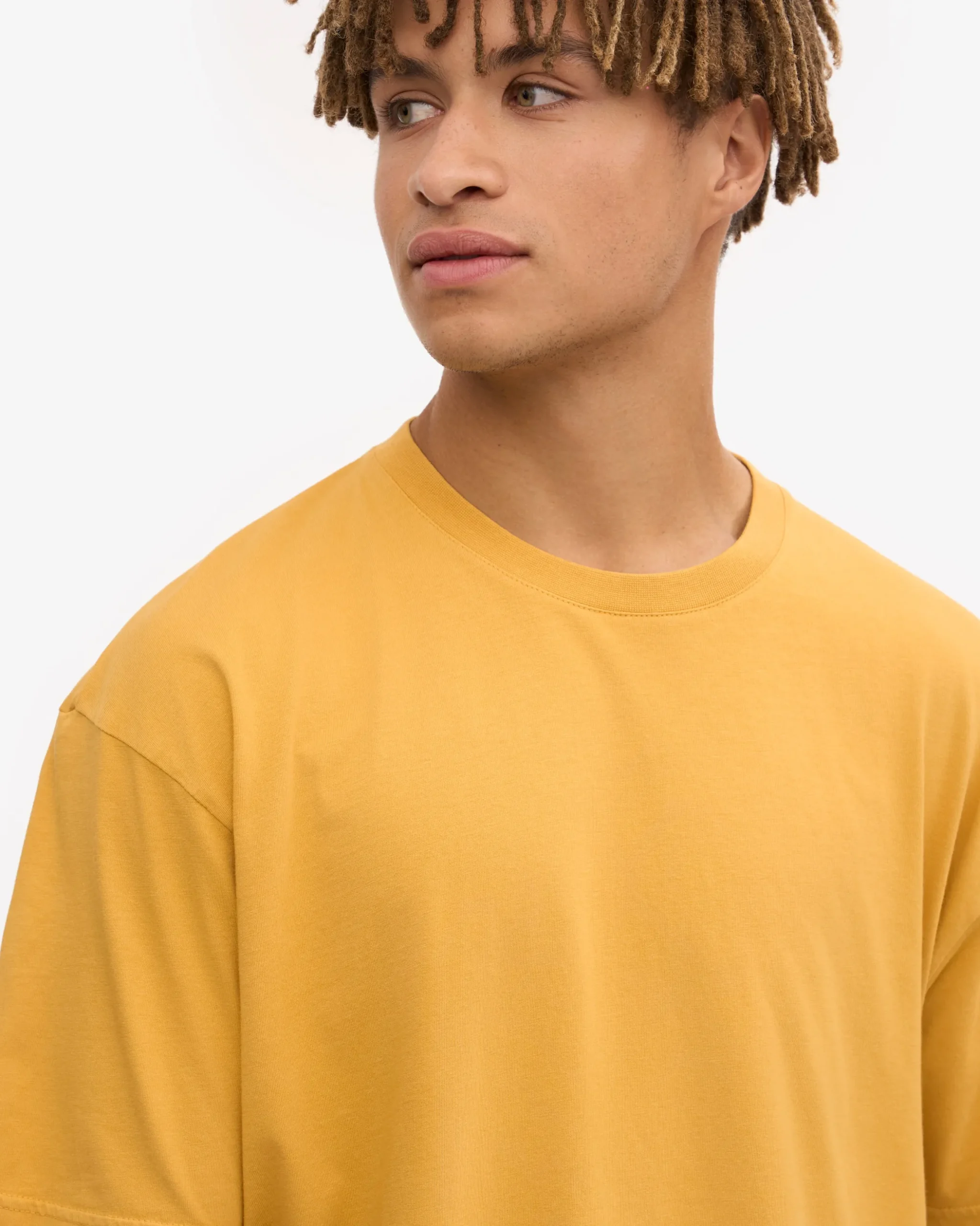 Oversized Organic T-Shirt - Burned Yellow