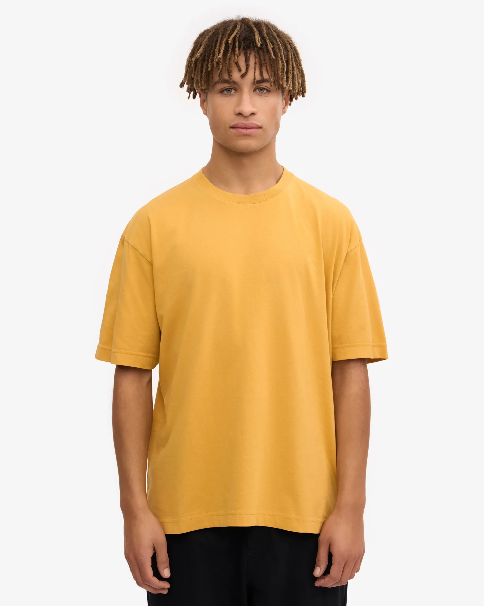Oversized Organic T-Shirt - Burned Yellow