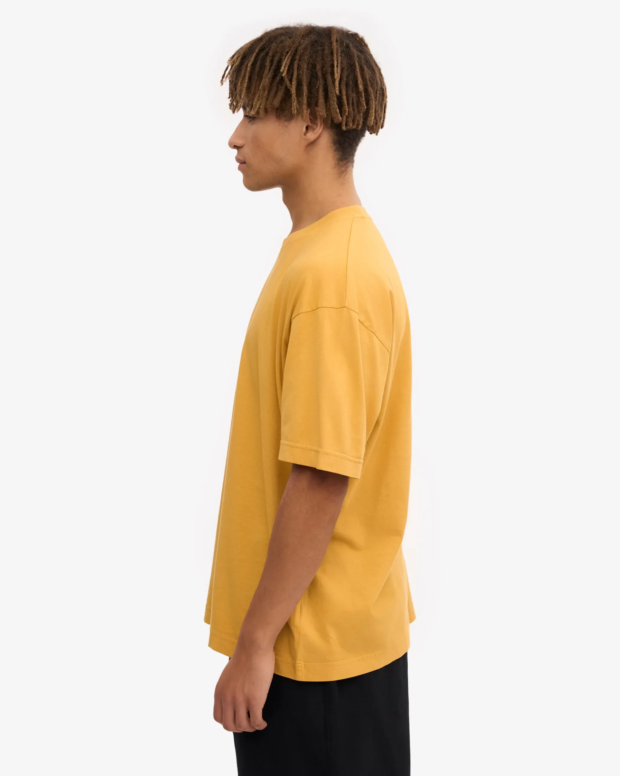 Oversized Organic T-Shirt - Burned Yellow