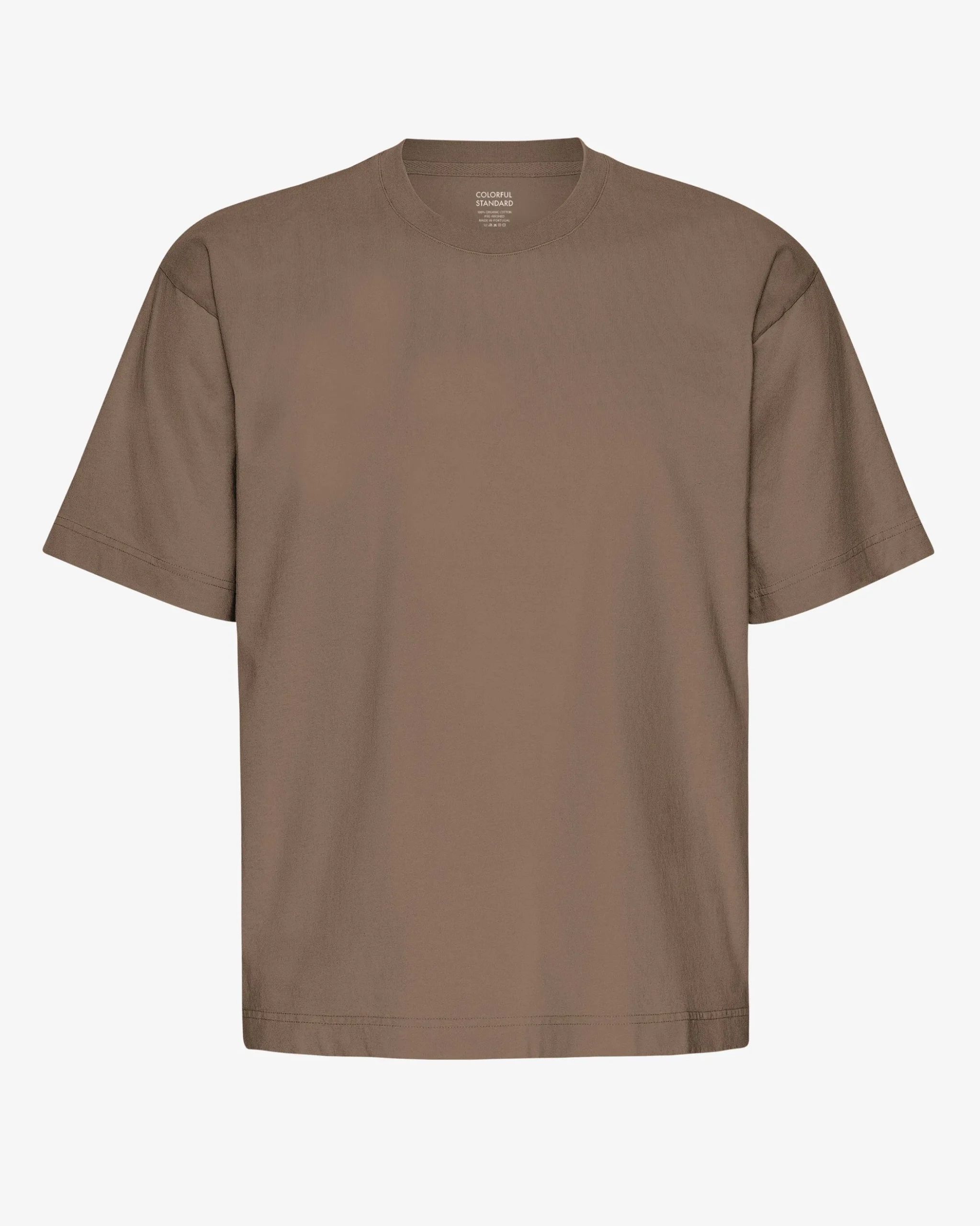 Oversized Organic T-Shirt - Cedar Brown
