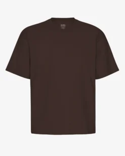 Oversized Organic T-Shirt - Coffee Brown