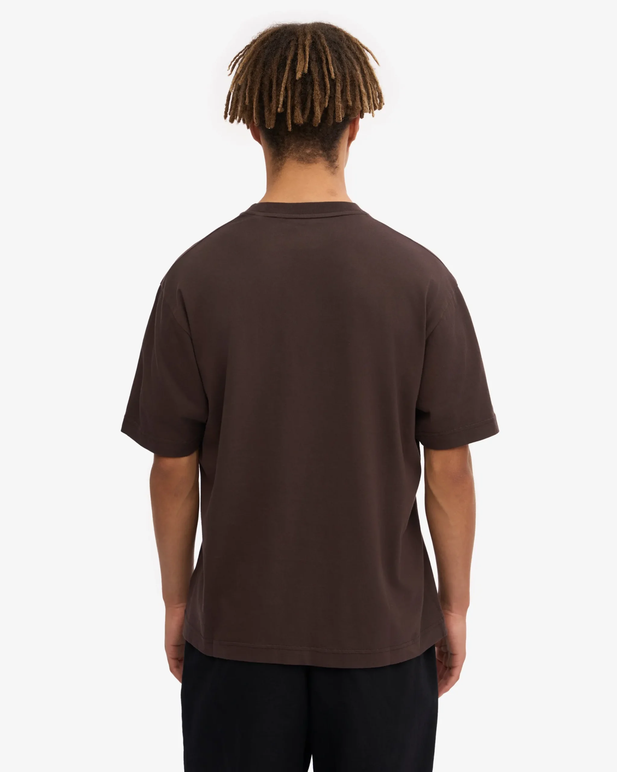 Oversized Organic T-Shirt - Coffee Brown