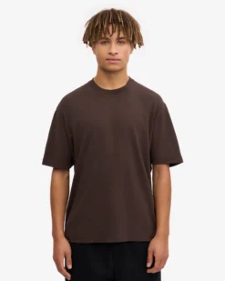 Oversized Organic T-Shirt - Coffee Brown