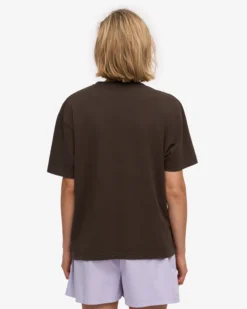 Oversized Organic T-Shirt - Coffee Brown