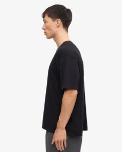 Oversized Organic T-Shirt - Deep Black (3-Pack)