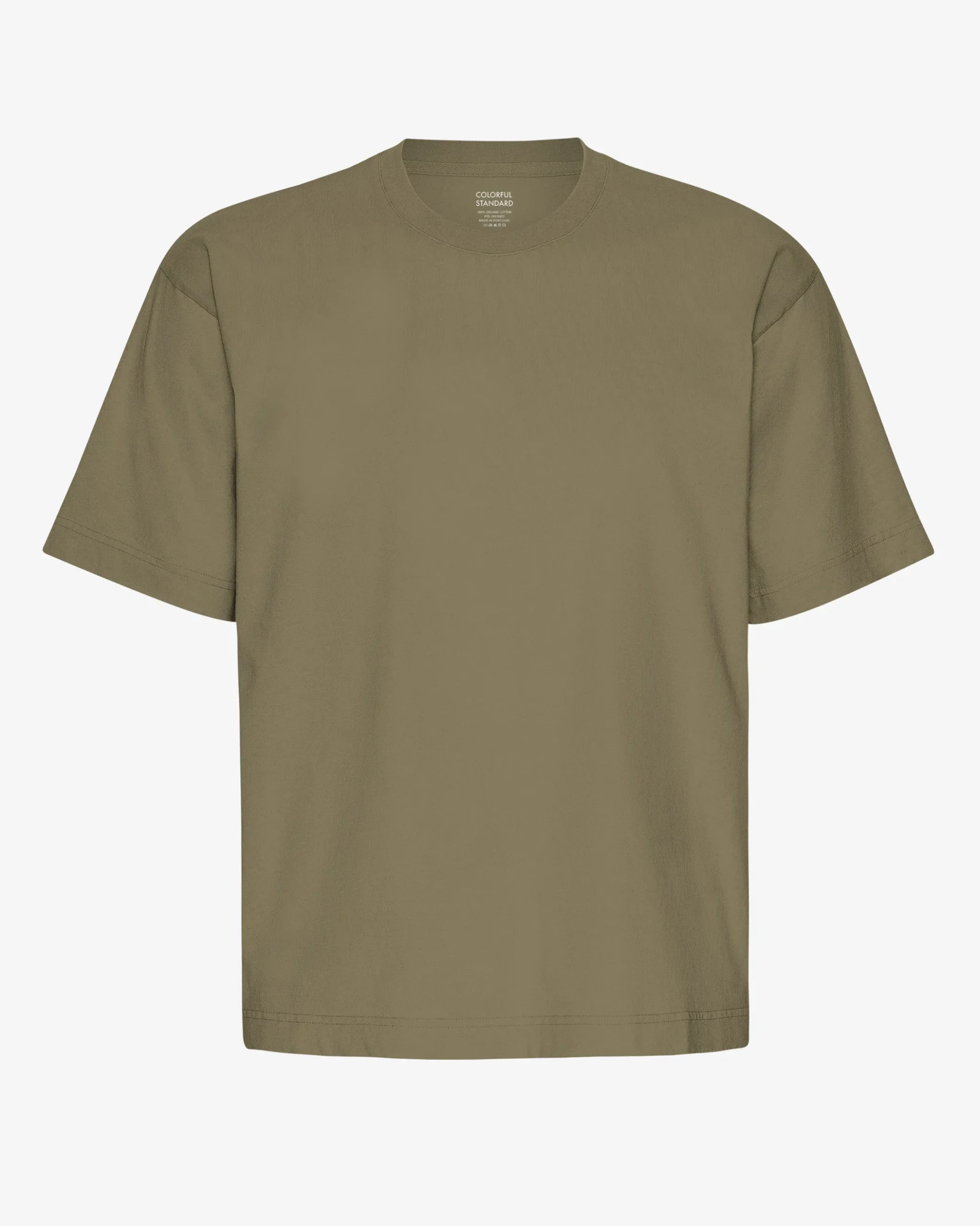 Oversized Organic T-Shirt - Dusty Olive