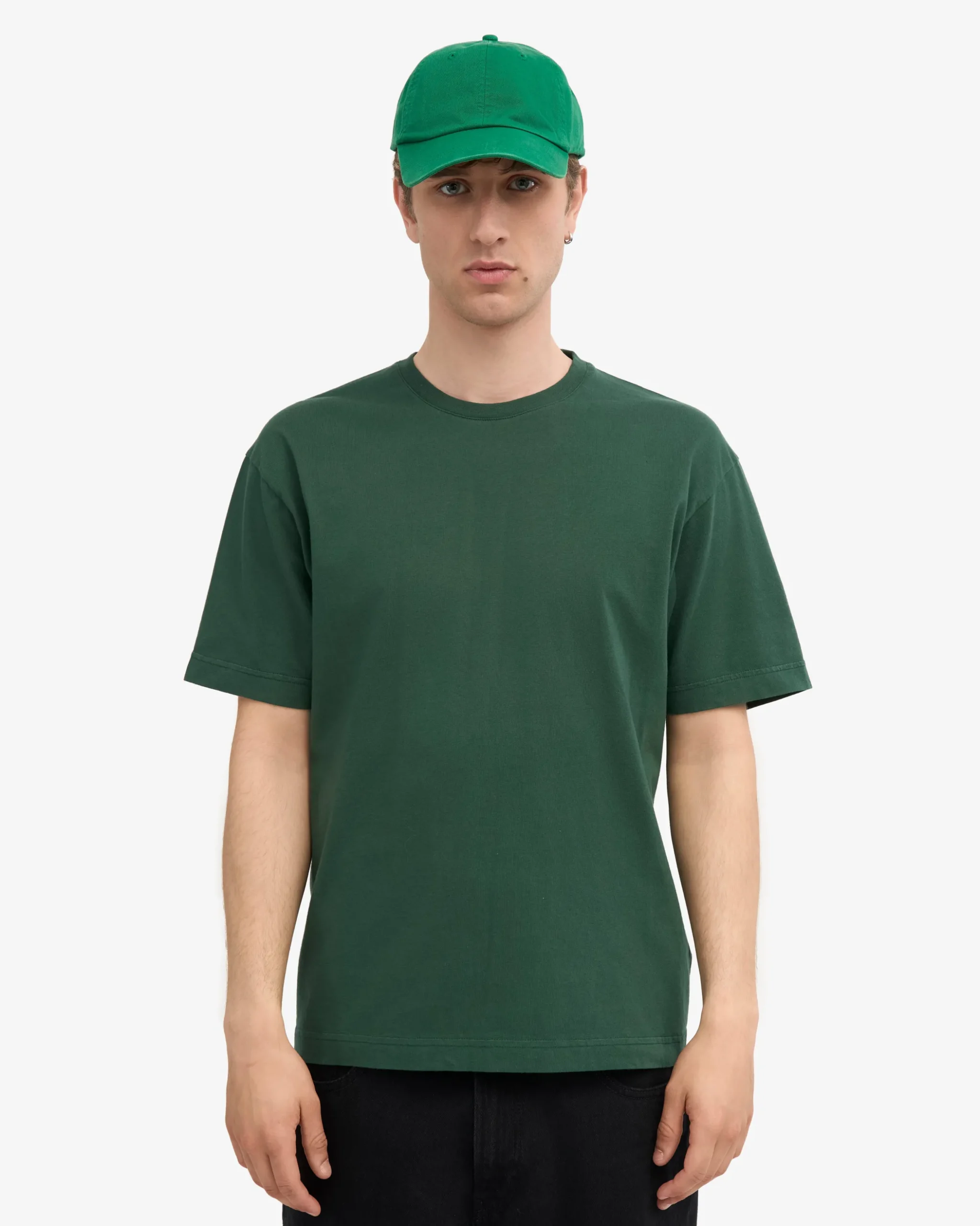 Oversized Organic T-Shirt - Emerald Green