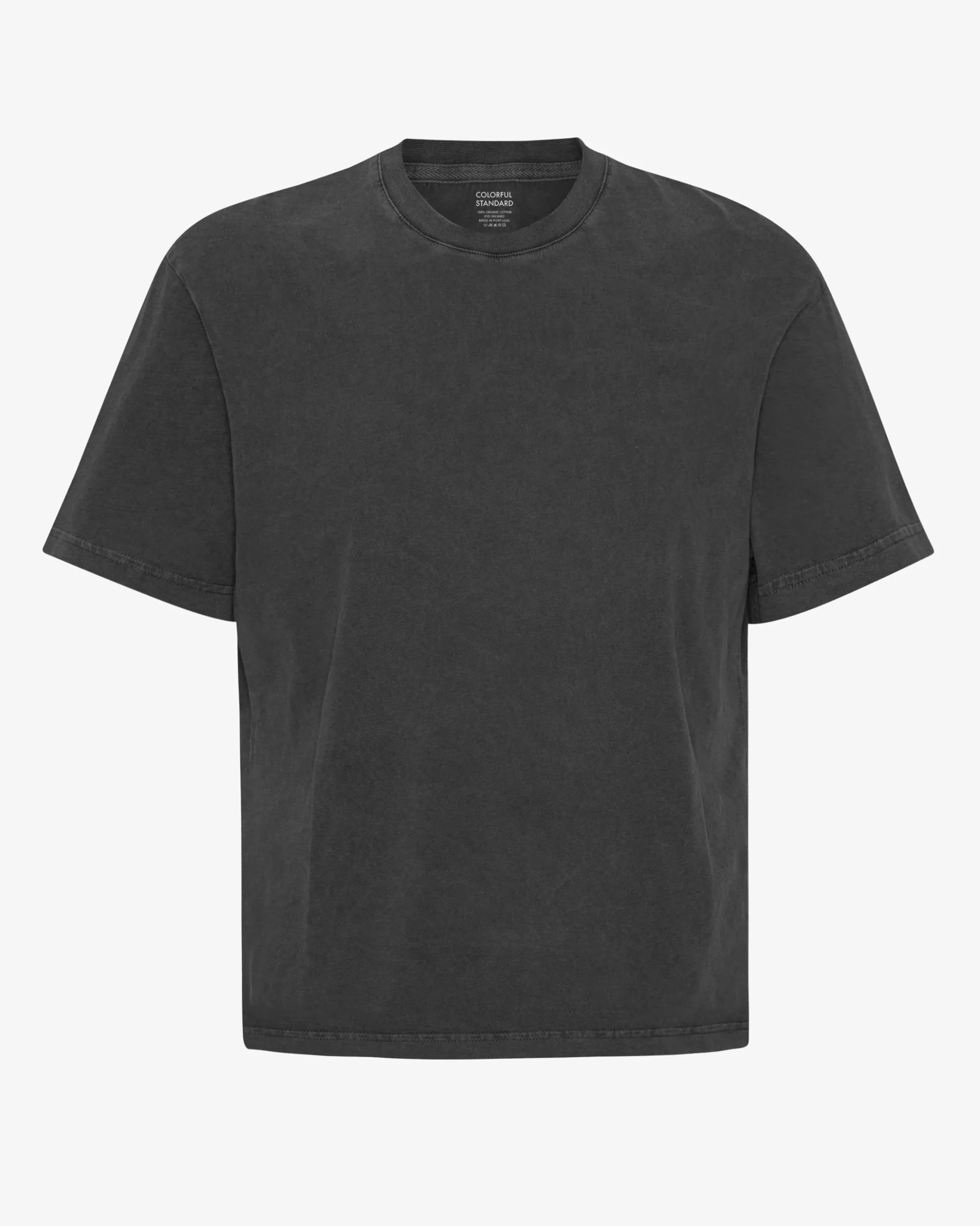 Oversized Organic T-Shirt - Faded Black