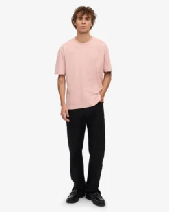 Oversized Organic T-Shirt - Faded Pink