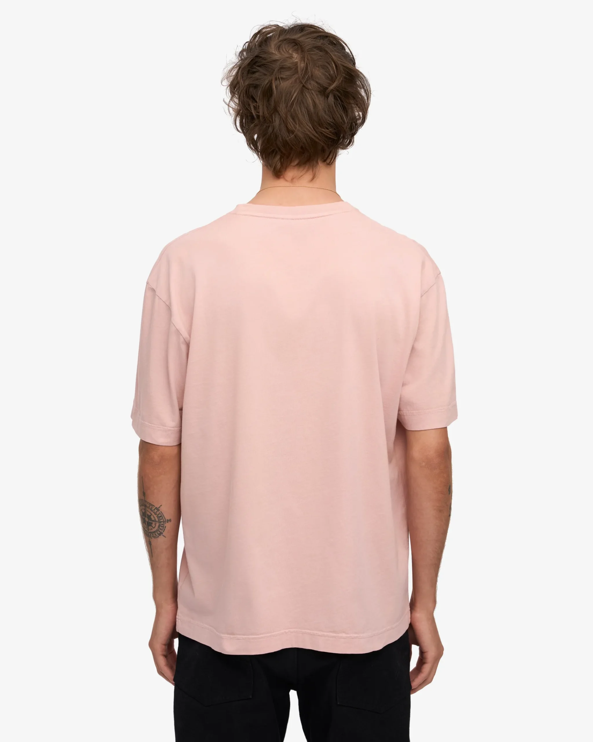Oversized Organic T-Shirt - Faded Pink