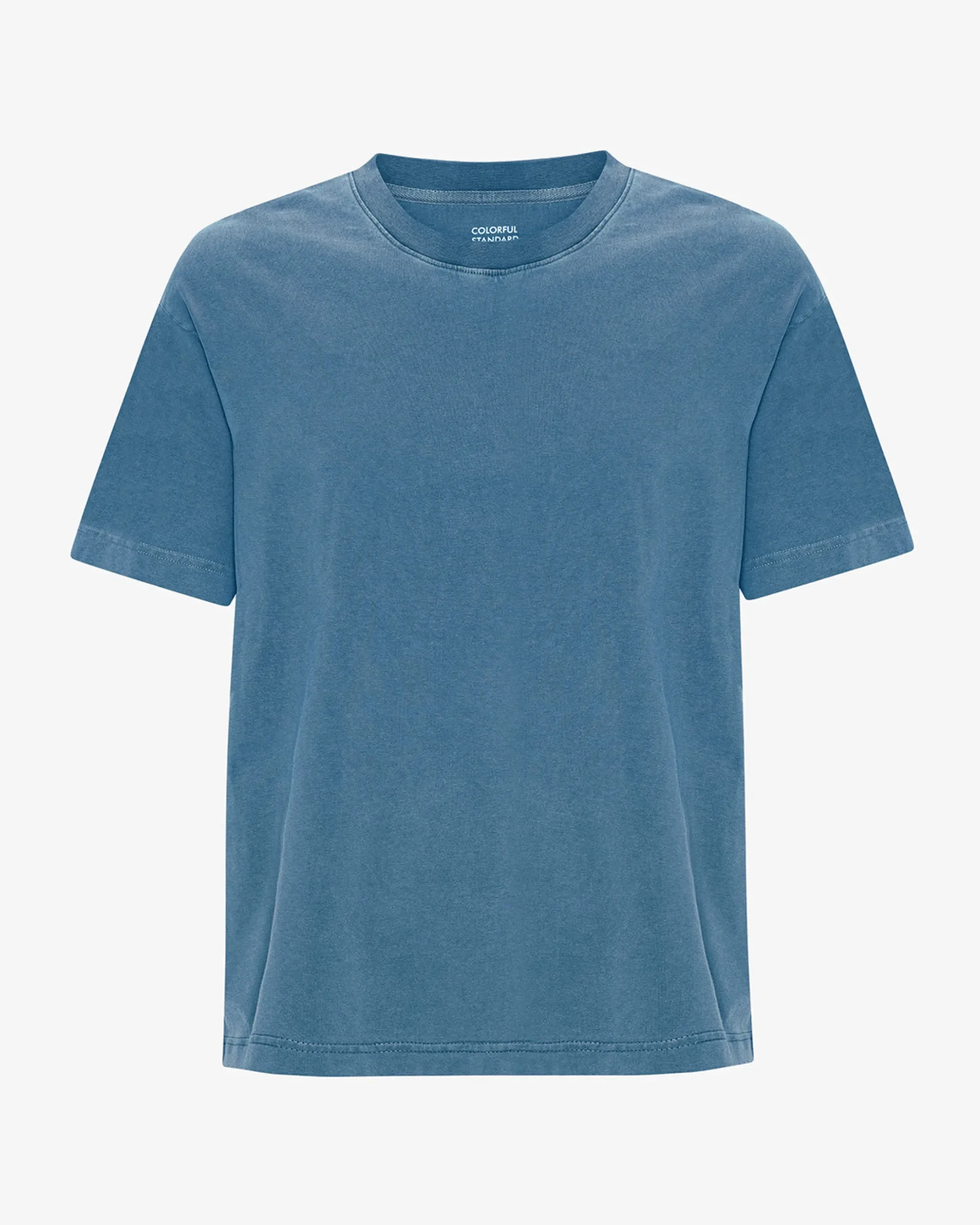 Oversized Organic T-Shirt - Faded Indigo