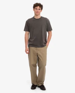Oversized Organic T-Shirt - Faded Mud