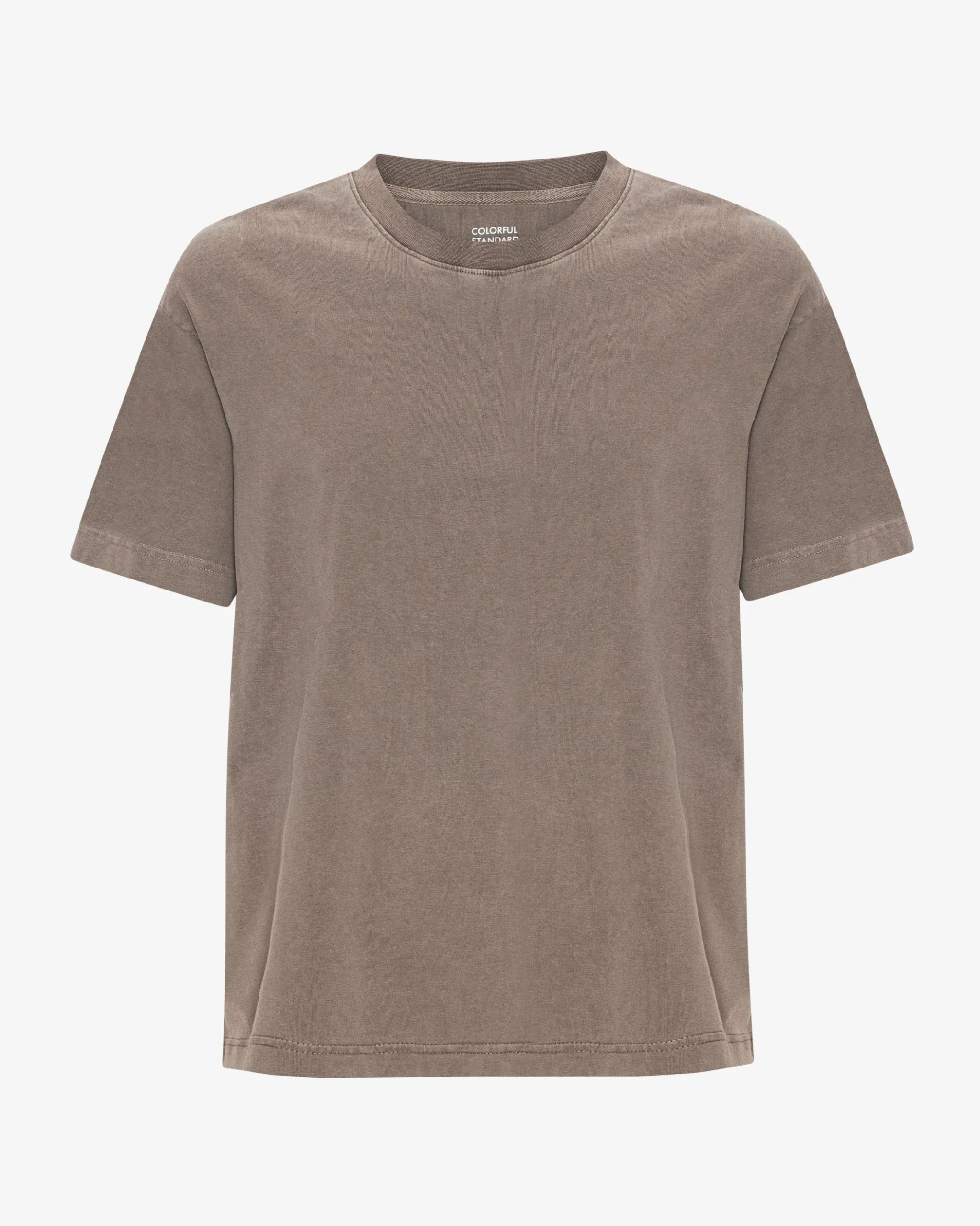 Oversized Organic T-Shirt - Faded Khaki