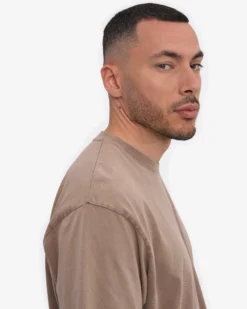Oversized Organic T-Shirt - Faded Khaki
