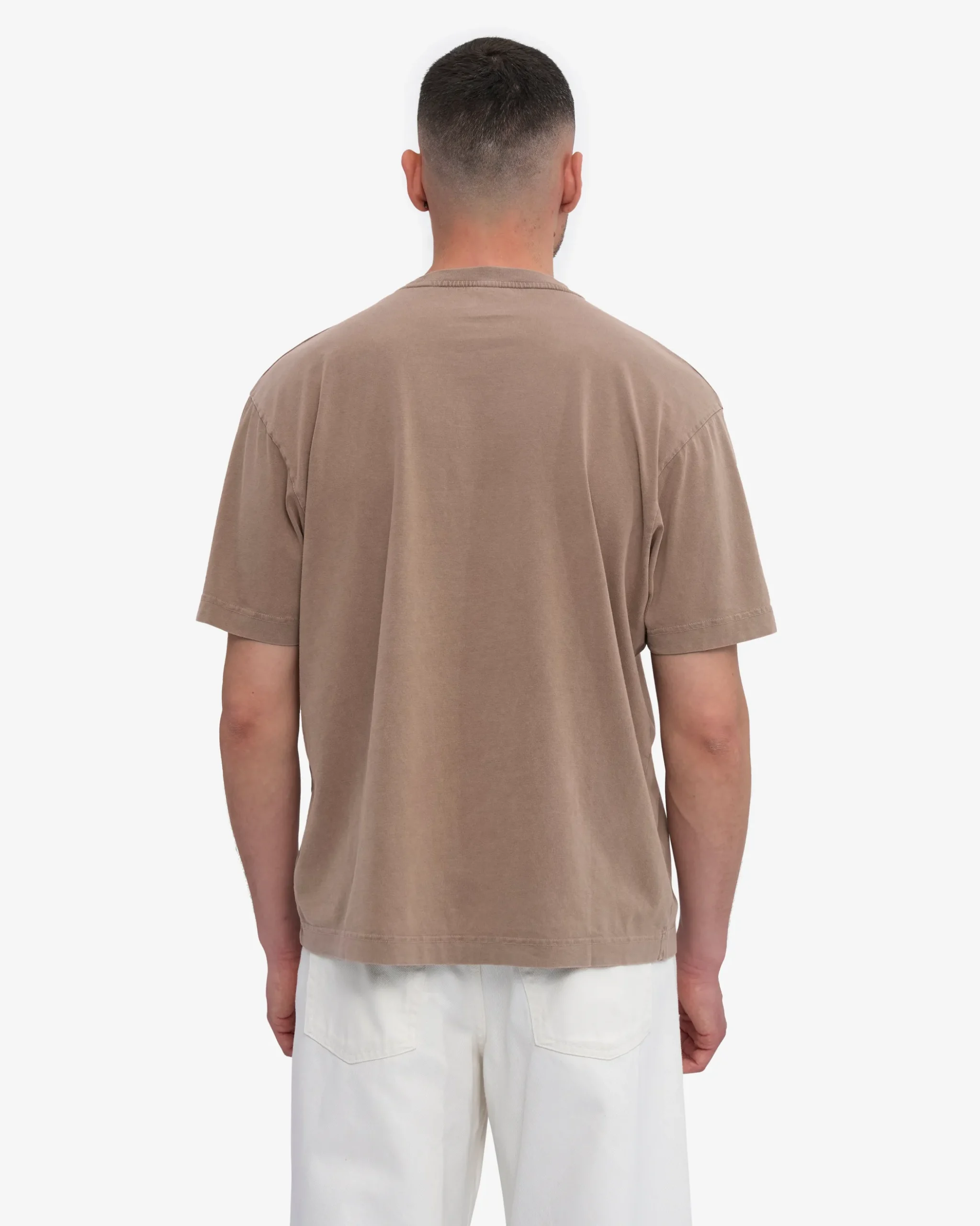 Oversized Organic T-Shirt - Faded Khaki