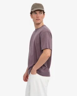 Oversized Organic T-Shirt - Faded Grape