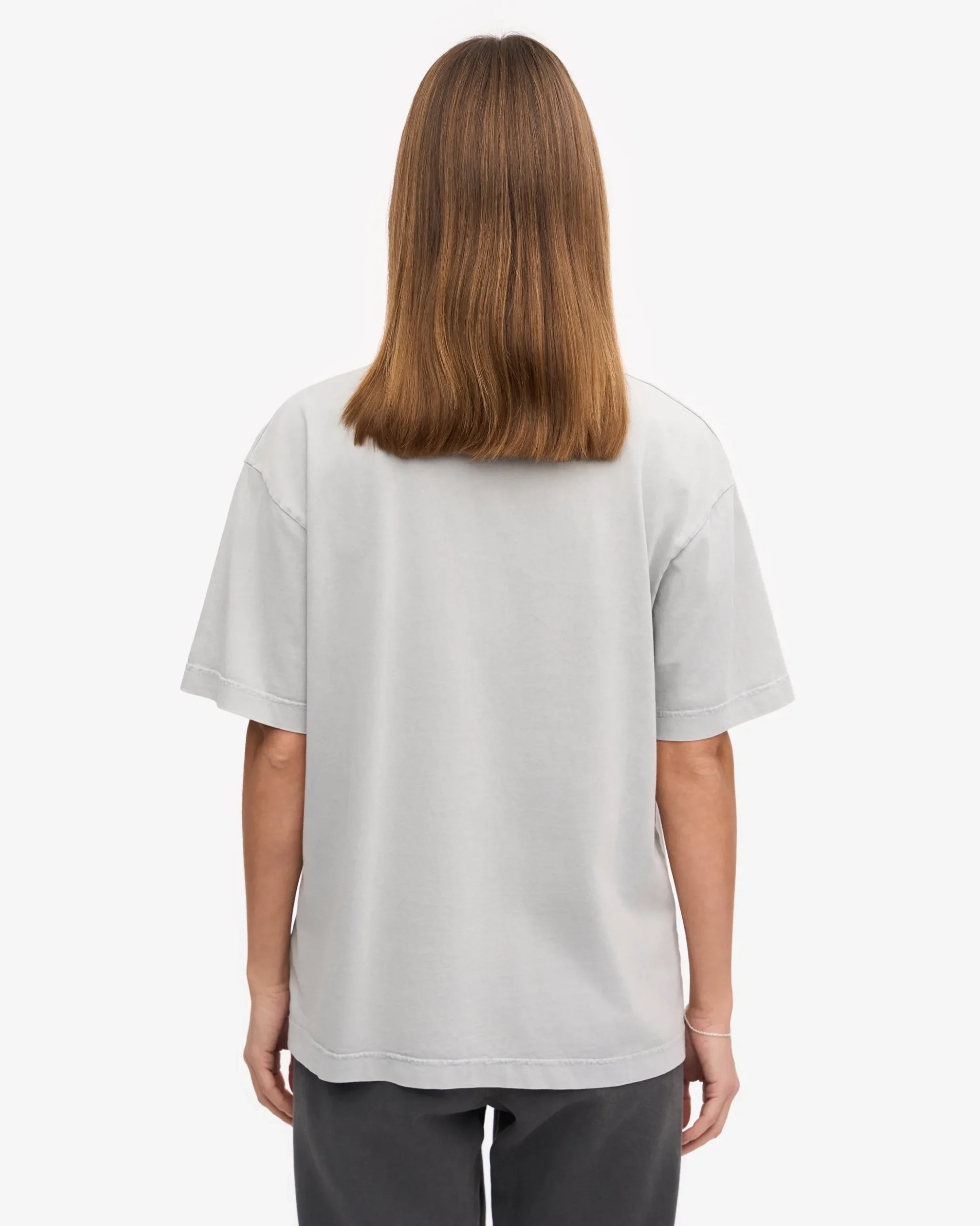 Oversized Organic T-Shirt - Faded Grey