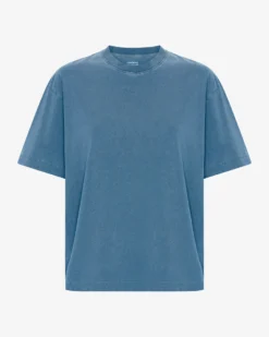 Oversized Organic T-Shirt - Faded Indigo