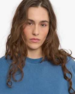 Oversized Organic T-Shirt - Faded Indigo
