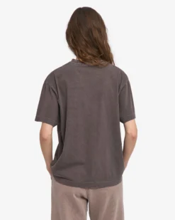 Oversized Organic T-Shirt - Faded Mud
