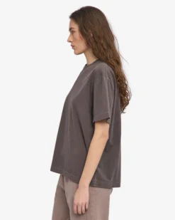 Oversized Organic T-Shirt - Faded Mud